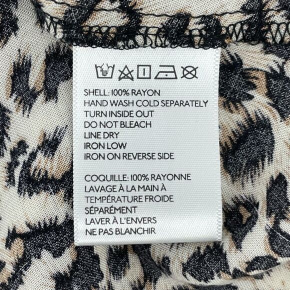 UO Sparkle & Fade Sleeveless High-Low Cheetah Top - Picture 10 of 12